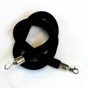 Black Rope Chrome Ends