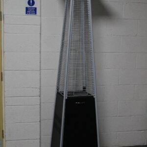 Stainless Steel Pyramid-Style Gas Patio Heater - Black - Grade B