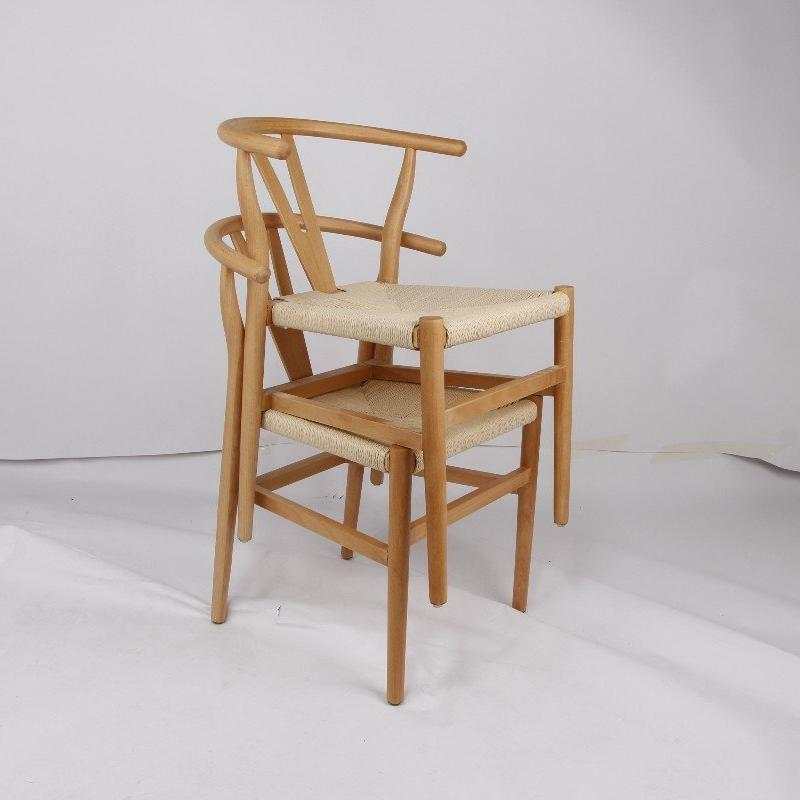 Beech Wood Wishbone Chair