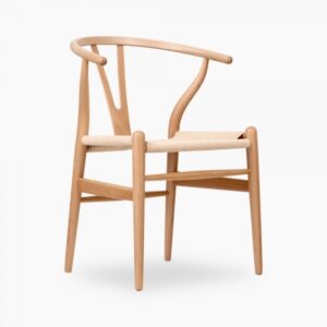 Beech Wood Wishbone Chair