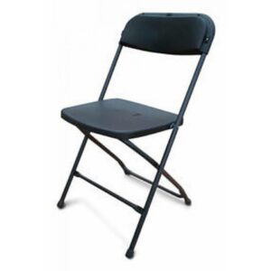 Folding Samsonite Chair - Black - Preorder