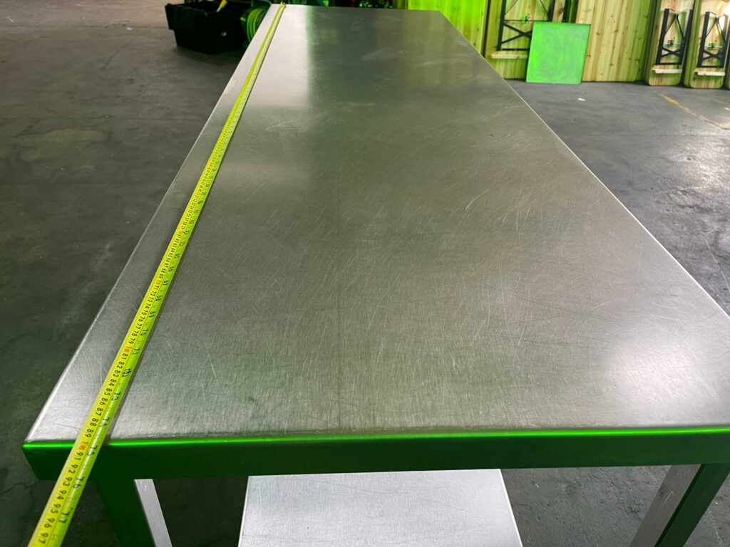 Stainless Steel Prep Table - 190cm - Grade B