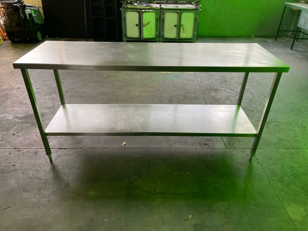 Stainless Steel Prep Table - 190cm - Grade B