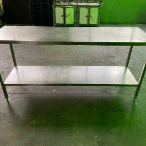 Stainless Steel Prep Table - 190cm - Grade B