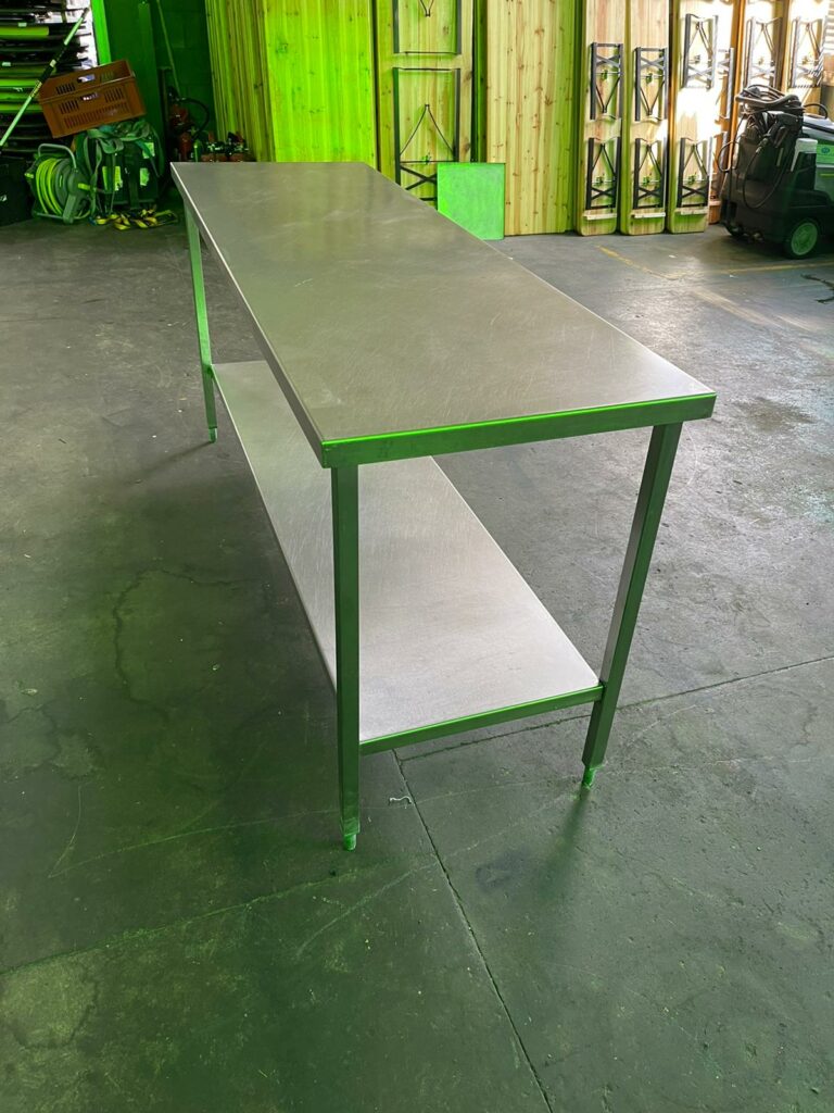 Stainless Steel Prep Table - 190cm - Grade B