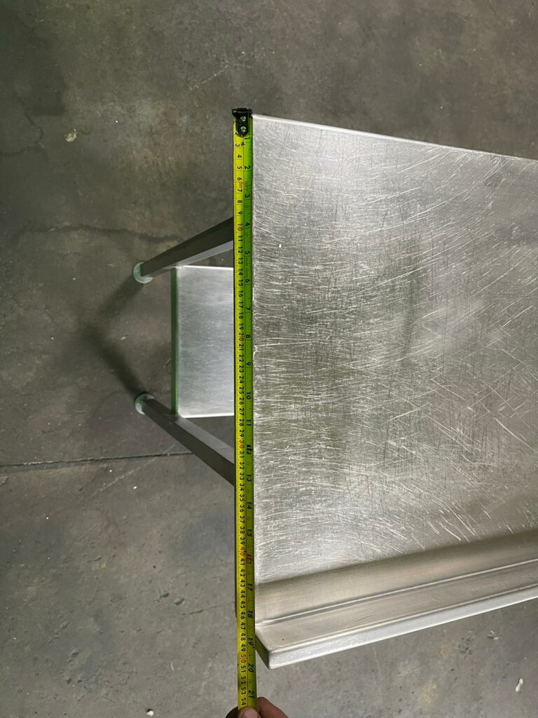 Stainless Steel Prep Table - Corner Unit - Grade B
