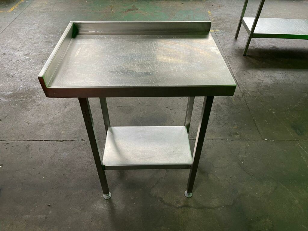 Stainless Steel Prep Table - Corner Unit - Grade B