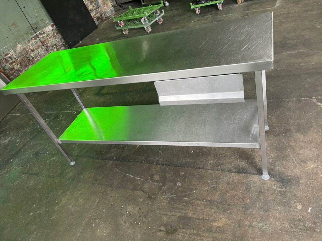 Stainless Steel Prep Table - 180cm - Grade B