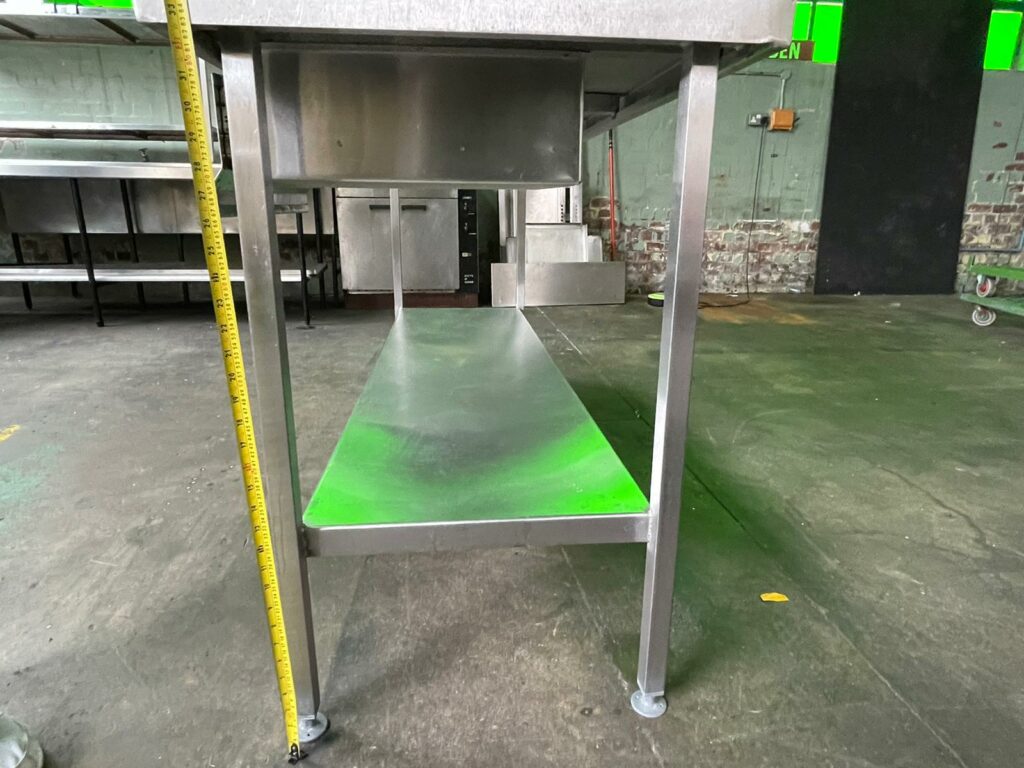 Stainless Steel Prep Table - 180cm - Grade B