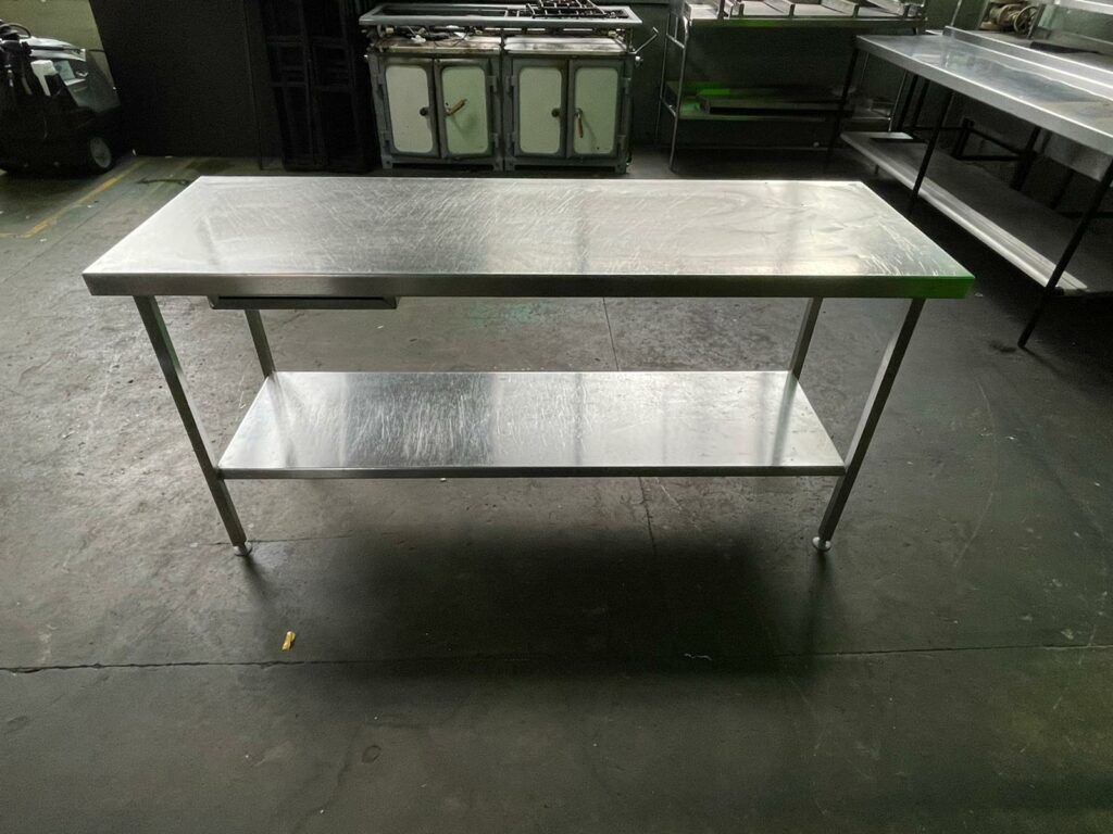 Stainless Steel Prep Table - 180cm - Grade B